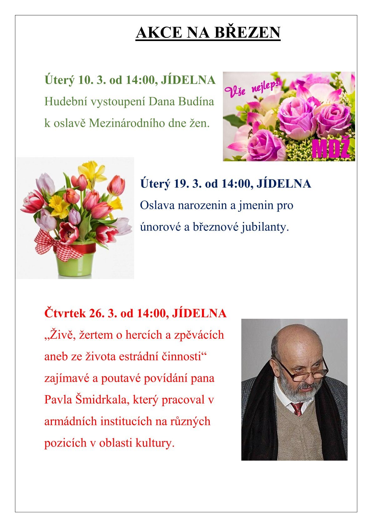 Akce pro naše klienty na měsíc březen 2026