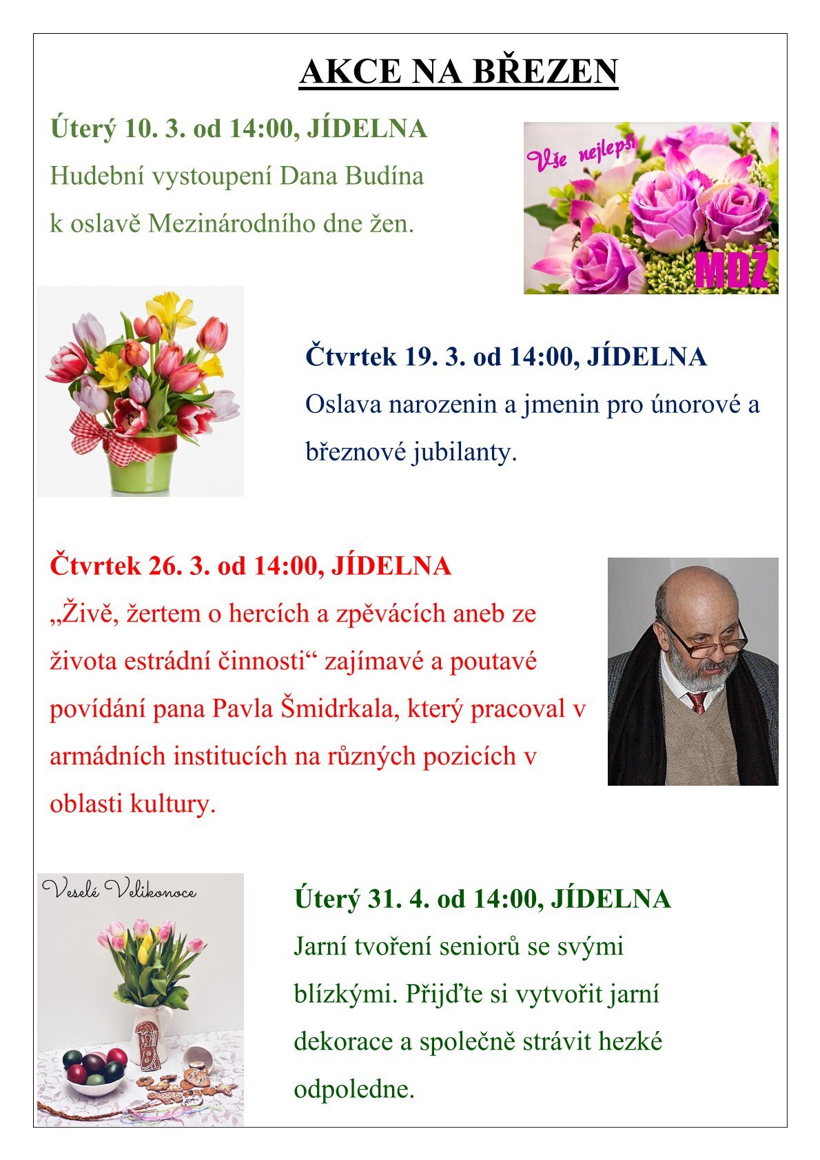 Akce pro naše klienty na měsíc březen 2026