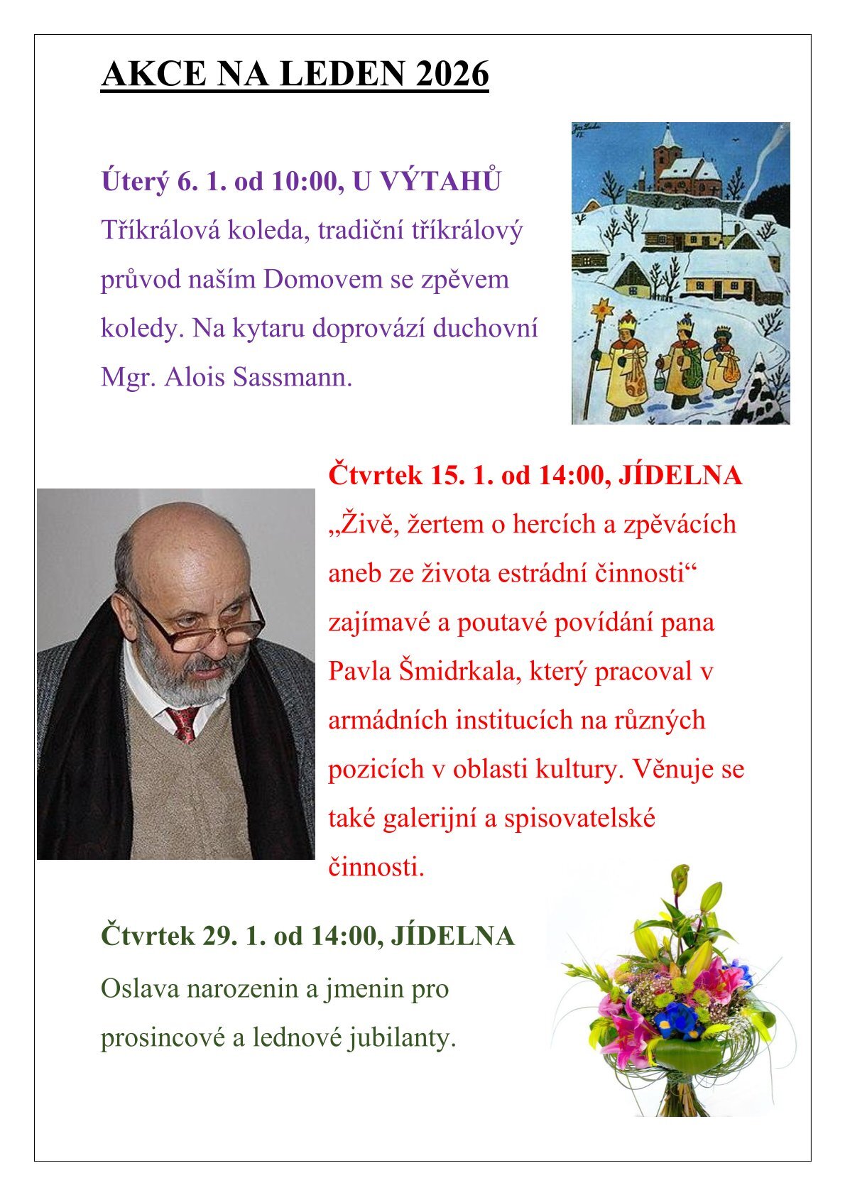 Akce pro naše klienty na měsíc leden 2026