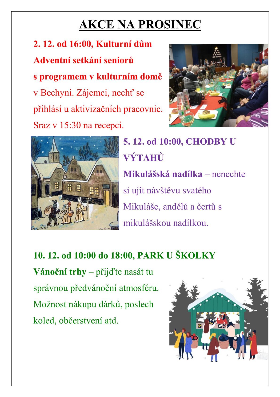 Akce pro naše klienty na měsíc posinec 2025