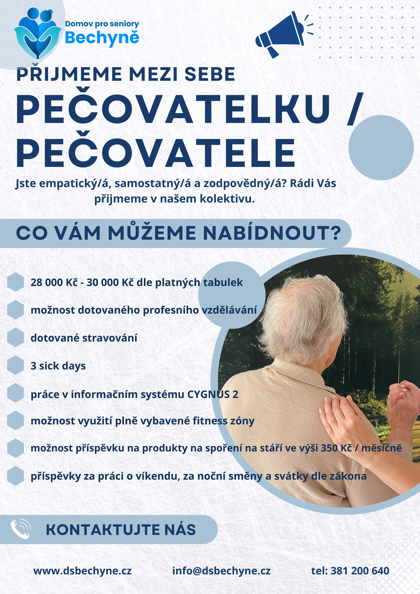Hledáme posilu do našeho týmu na pozici všeobecná zdravotní sestra