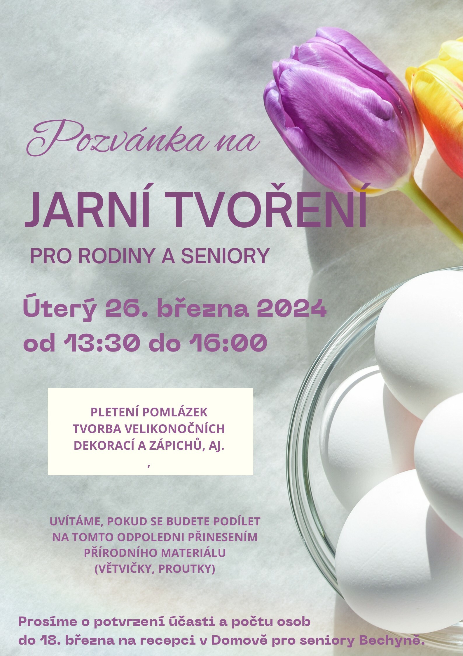 Jarní tvoření s rodinami