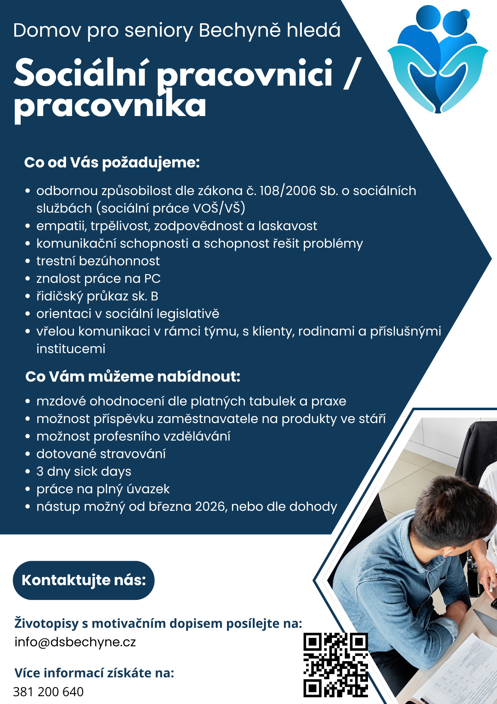 Sociální pracovnice / pracovník